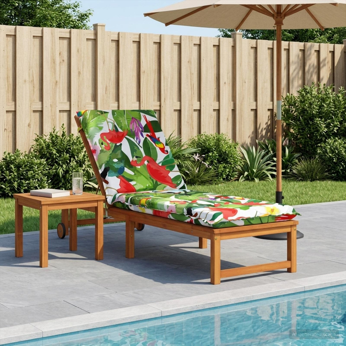 Μαξιλάρι Ξαπλώστρας GEMERT 100% Πολυεστέρας Πολύχρωμο