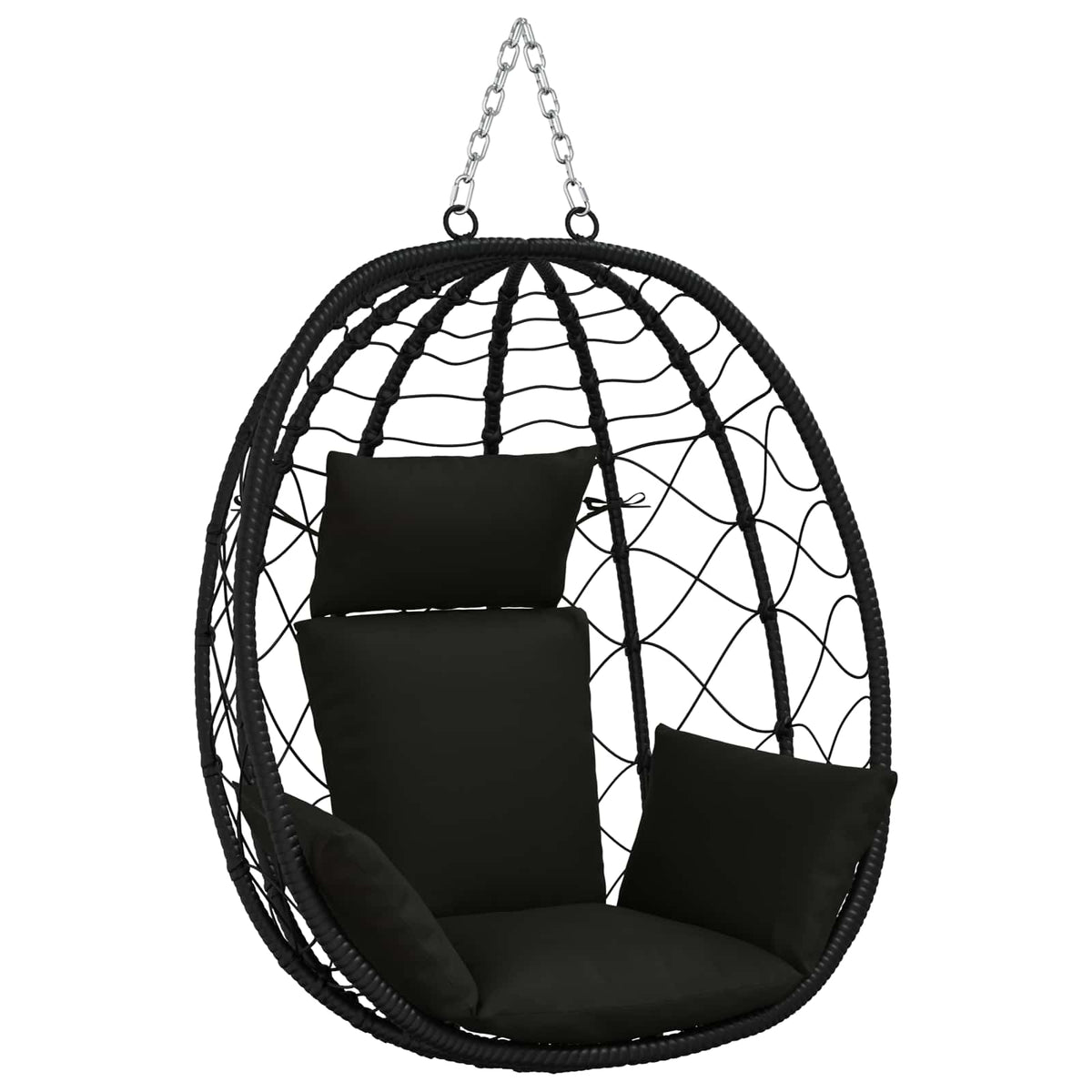 Κάθισμα Adirondack PUTTEN 100% Πολυεστέρας Μαύρο