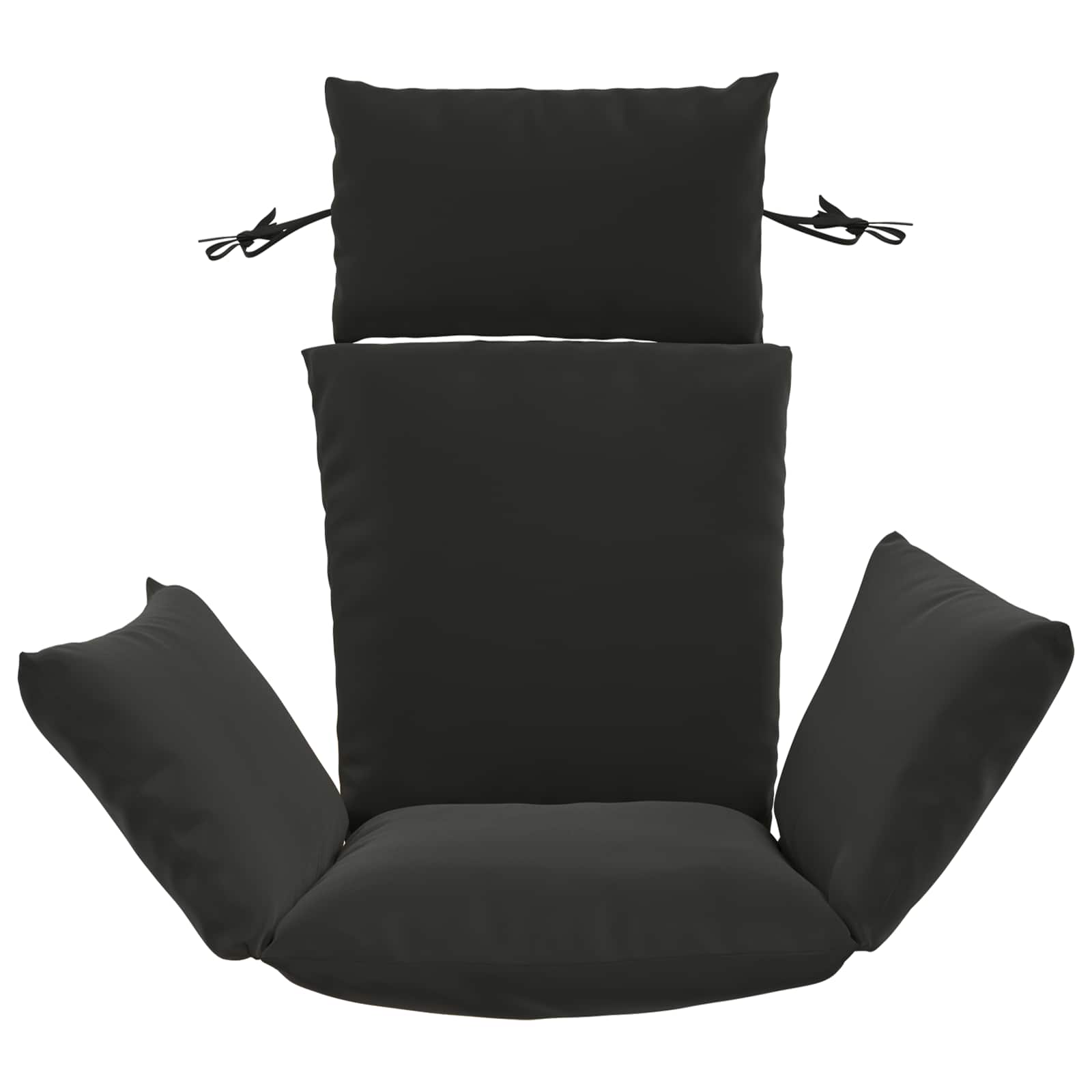 Κάθισμα Adirondack PUTTEN 100% Πολυεστέρας Μαύρο - Pakobazaar