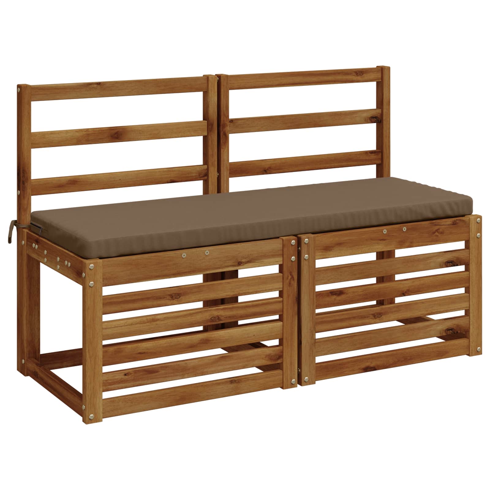 Μαξιλάρι πάγκου SOEST 100% Πολυεστέρας Taupe 100 x 40 x 5 εκ