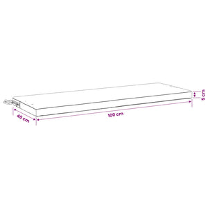 Μαξιλάρι πάγκου SOEST 100% Πολυεστέρας Taupe 100 x 40 x 5 εκ