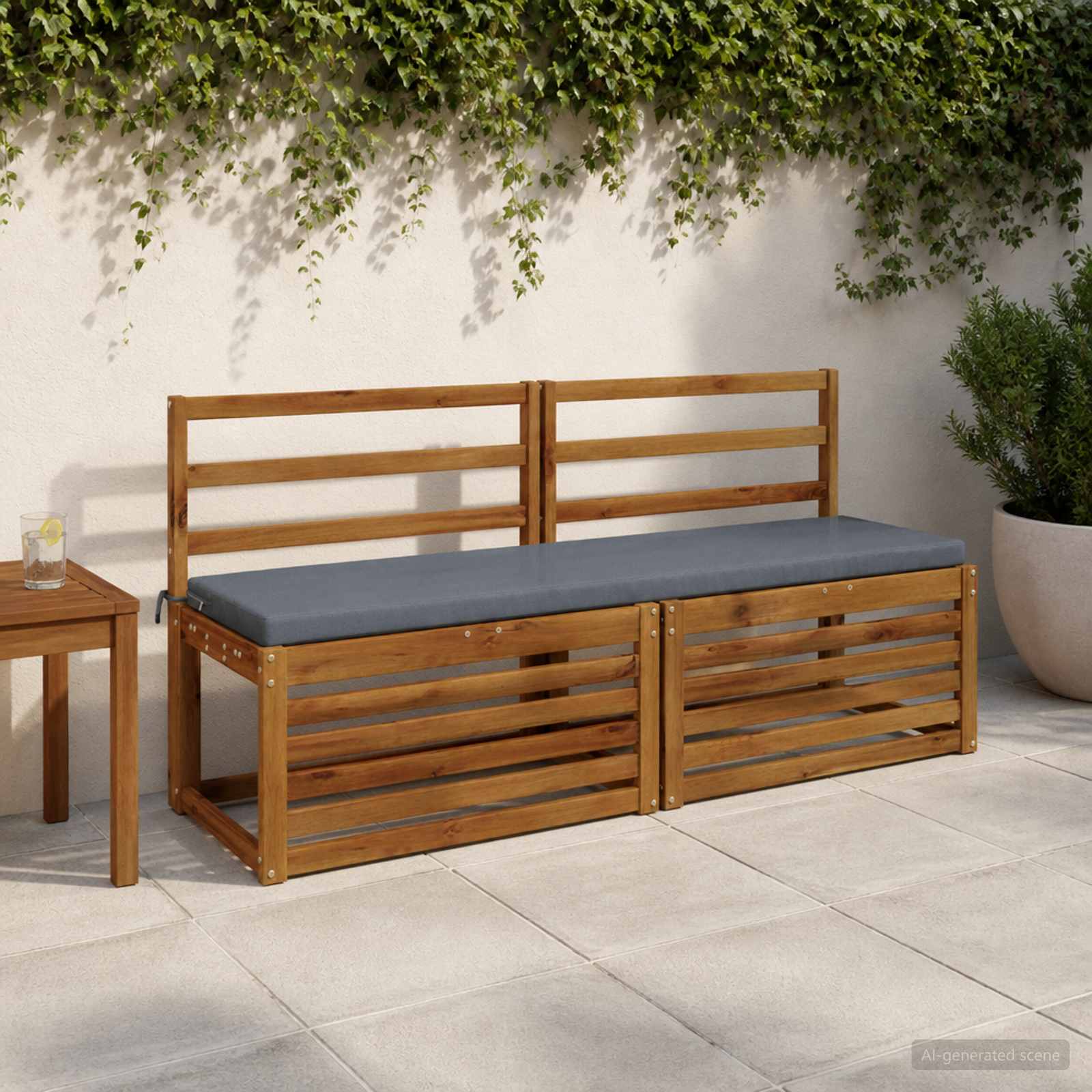 Μαξιλάρι πάγκου SOEST 100% Πολυεστέρας Μπλε 150 x 40 x 5 εκ - Pakobazaar