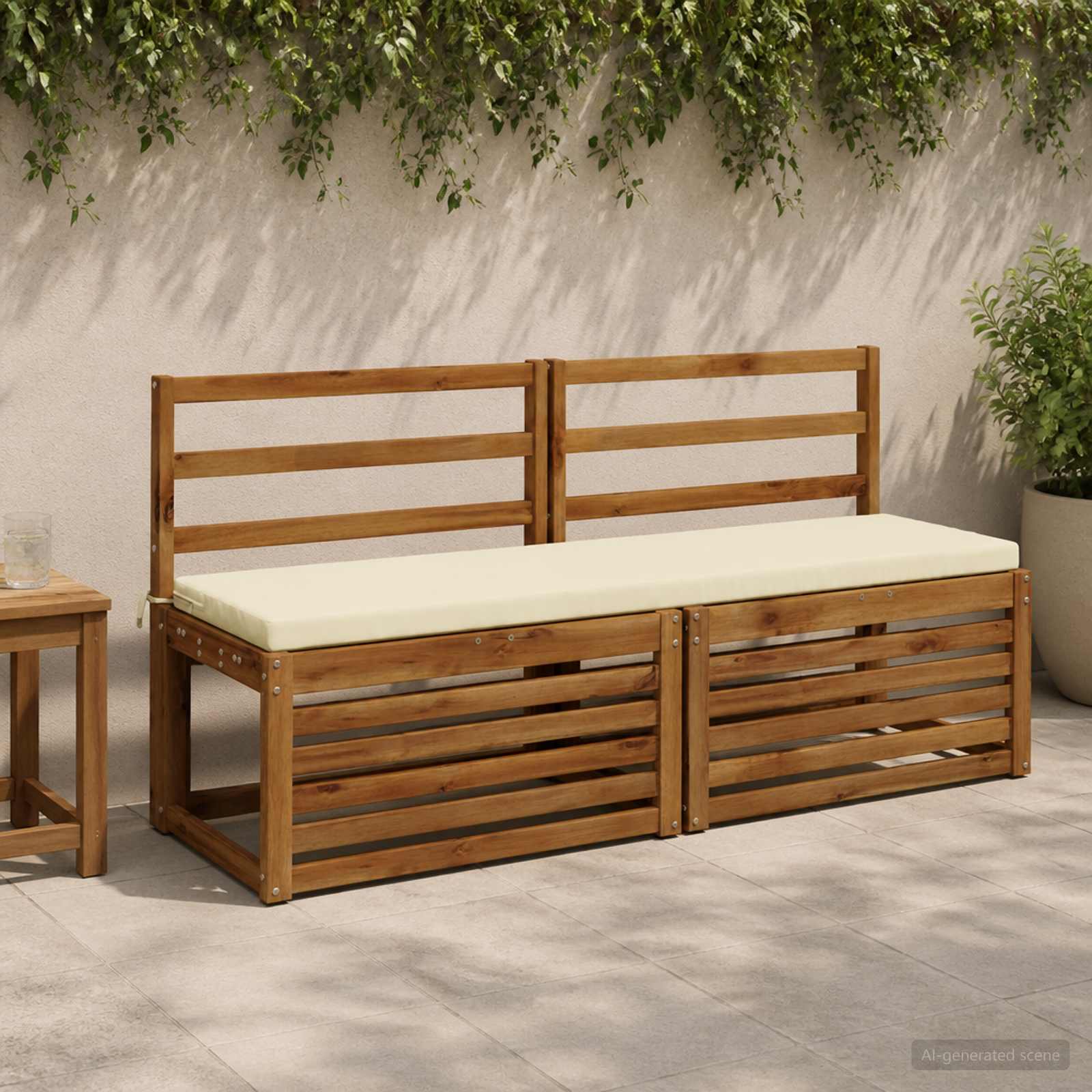 Μαξιλάρι πάγκου SOEST 100% Πολυεστέρας Κρεμ 150 x 40 x 5 εκ