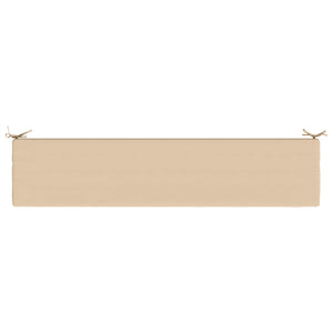 Μαξιλάρι πάγκου SOEST 100% Πολυεστέρας Κρεμ 180 x 40 x 5 εκ.
