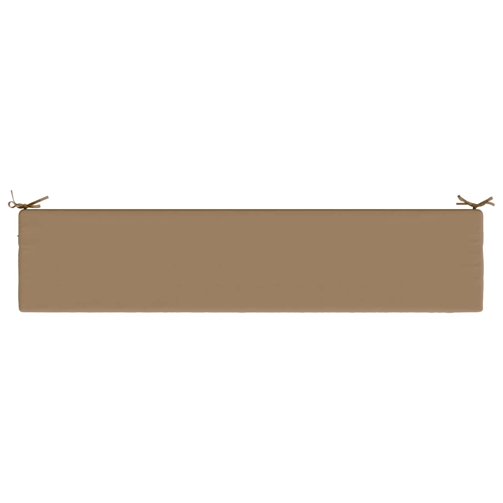 Μαξιλάρι πάγκου SOEST 100% Πολυεστέρας Taupe 200 x 40 x 5 εκ. - Pakobazaar