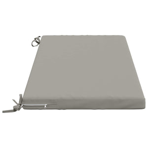 Μαξιλάρι πάγκου SOEST 100% Πολυεστέρας Γκρι 110 x 50 x 5 εκ - Pakobazaar