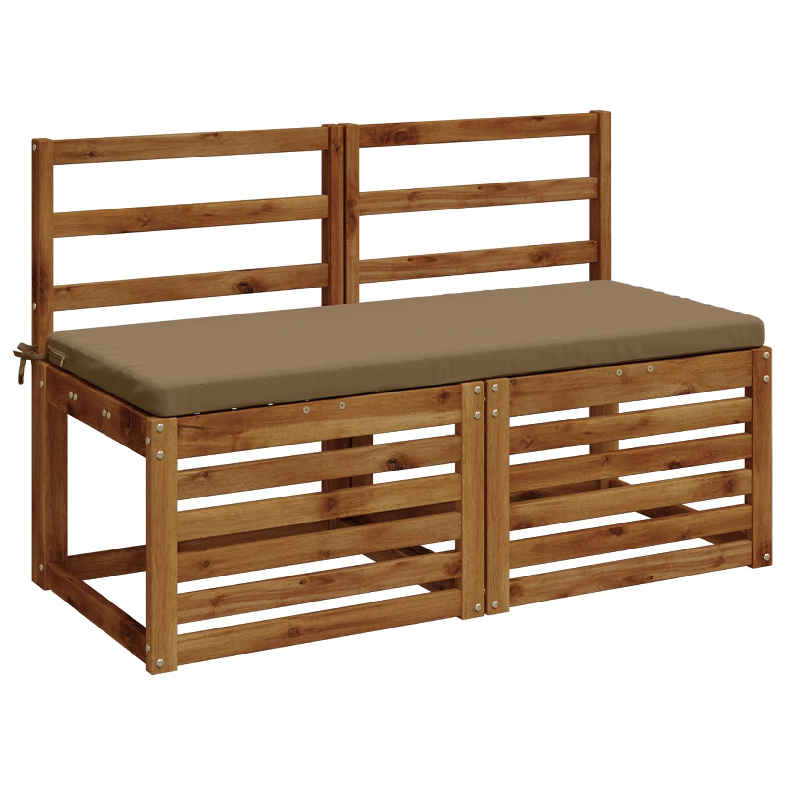 Μαξιλάρι πάγκου SOEST 100% Πολυεστέρας Taupe 110 x 50 x 5 εκ - Pakobazaar