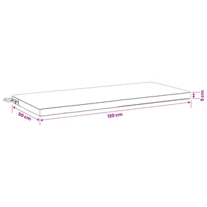 Μαξιλάρια Πάγκου 2 Τεμαχίων SOEST 2 τμχ. 100% Πολυεστέρας Άμμος