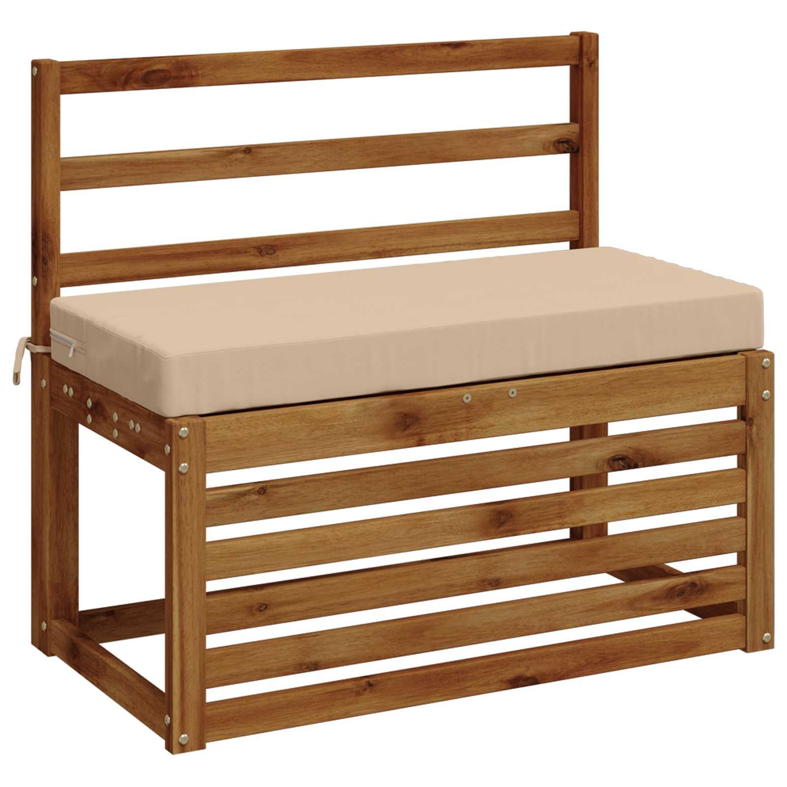 Μαξιλάρι πάγκου SOEST 100% Πολυεστέρας Κρεμ 80 x 40 x 8 cm