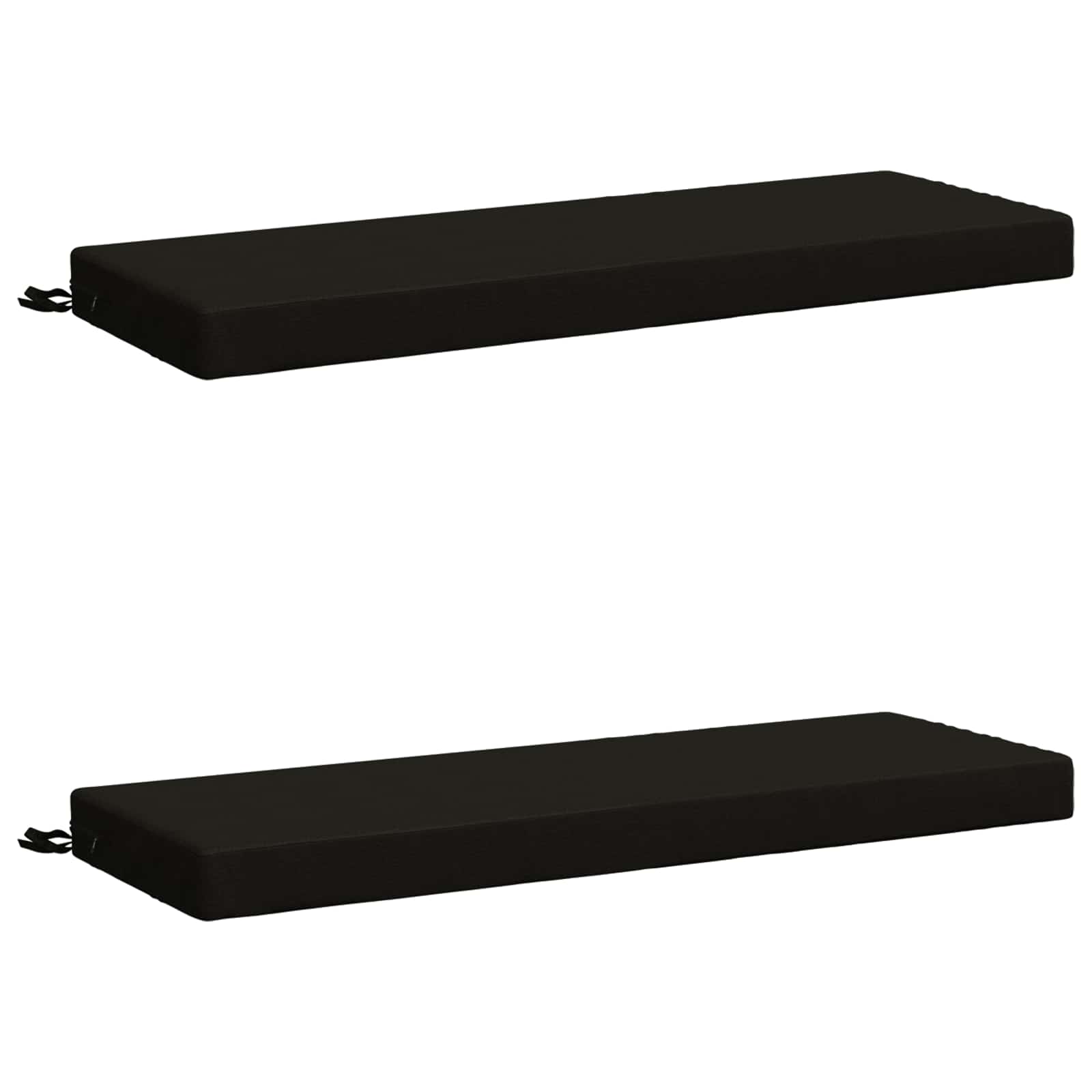 Μαξιλάρια Πάγκου 2 Τεμαχίων SOEST 2 τμχ. 100% Πολυεστέρας Μαύρο