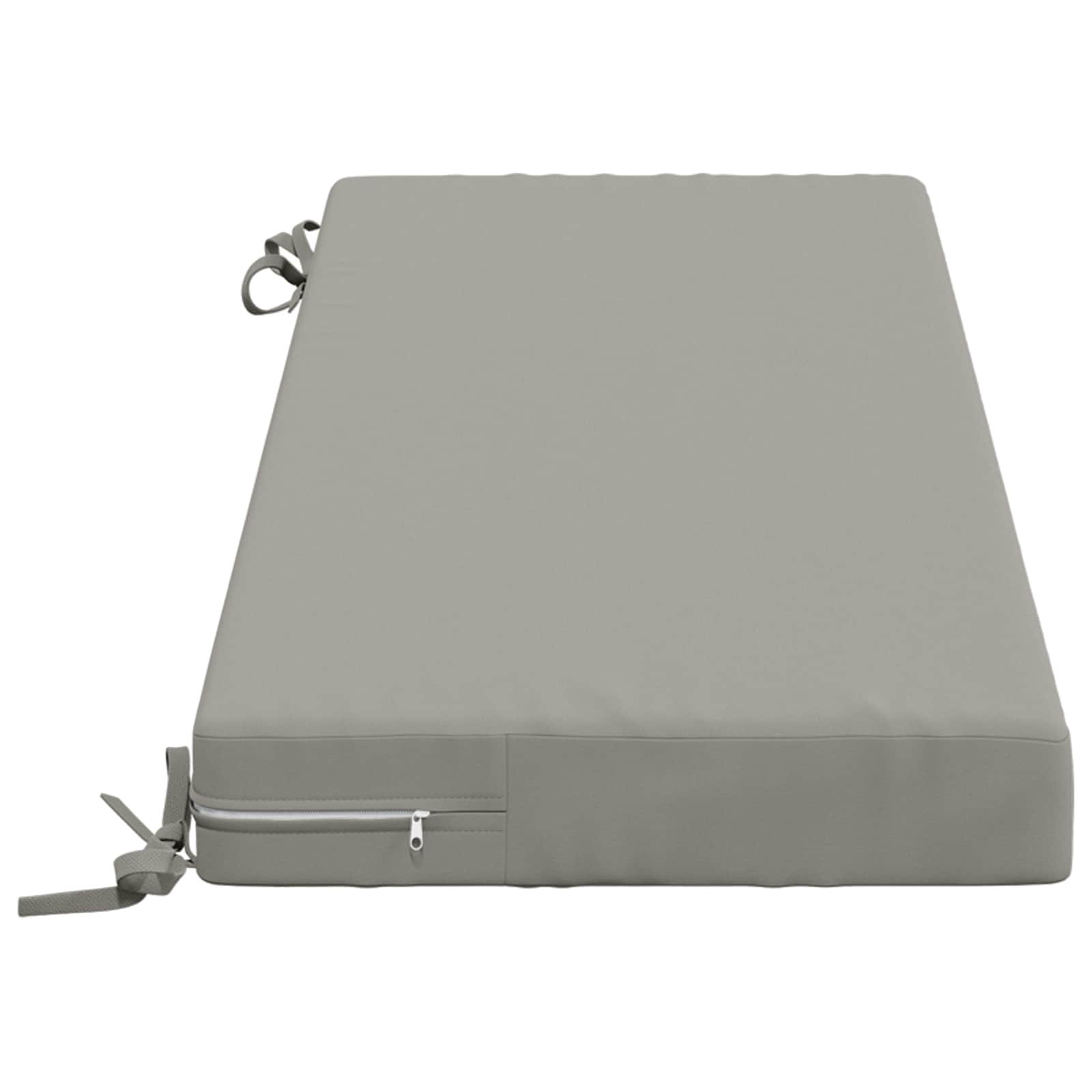 Μαξιλάρι πάγκου SOEST 100% Πολυεστέρας Γκρι 110 x 40 x 8 εκ