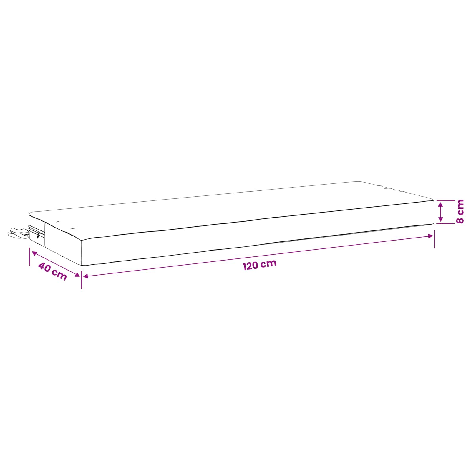 Μαξιλάρια Πάγκου 2 Τεμαχίων SOEST 2 τμχ. 100% Πολυεστέρας