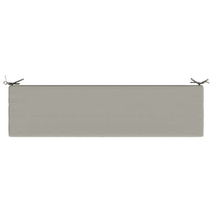 Μαξιλάρι πάγκου SOEST 100% Πολυεστέρας Γκρι 140 x 40 x 8 εκ.