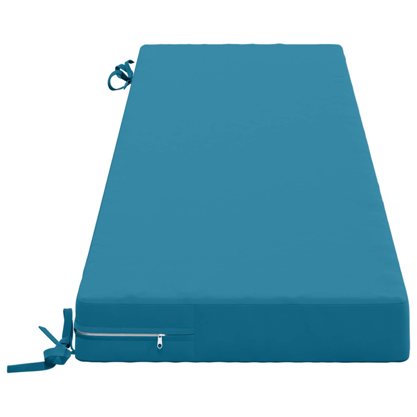 Μαξιλάρι πάγκου SOEST 100% Πολυεστέρας Γαλάζιο 140 x 40 x 8 εκ. - Pakobazaar