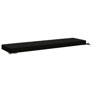 Μαξιλάρι πάγκου SOEST 100% Πολυεστέρας Μαύρο 160 x 40 x 8 εκ