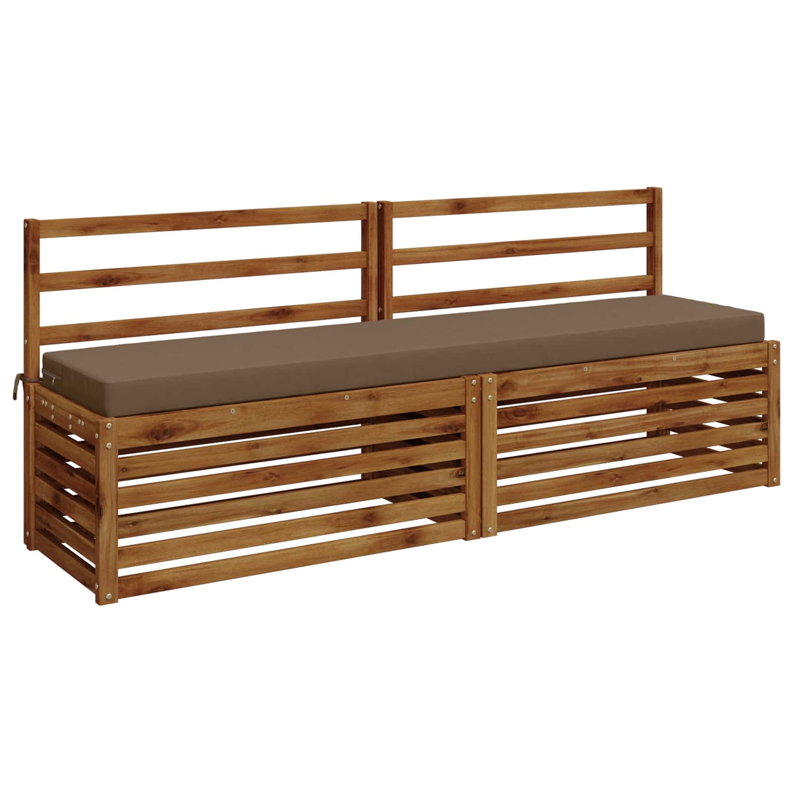 Μαξιλάρια Πάγκου 2 Τεμαχίων SOEST 2 τμχ. 100% Πολυεστέρας Taupe