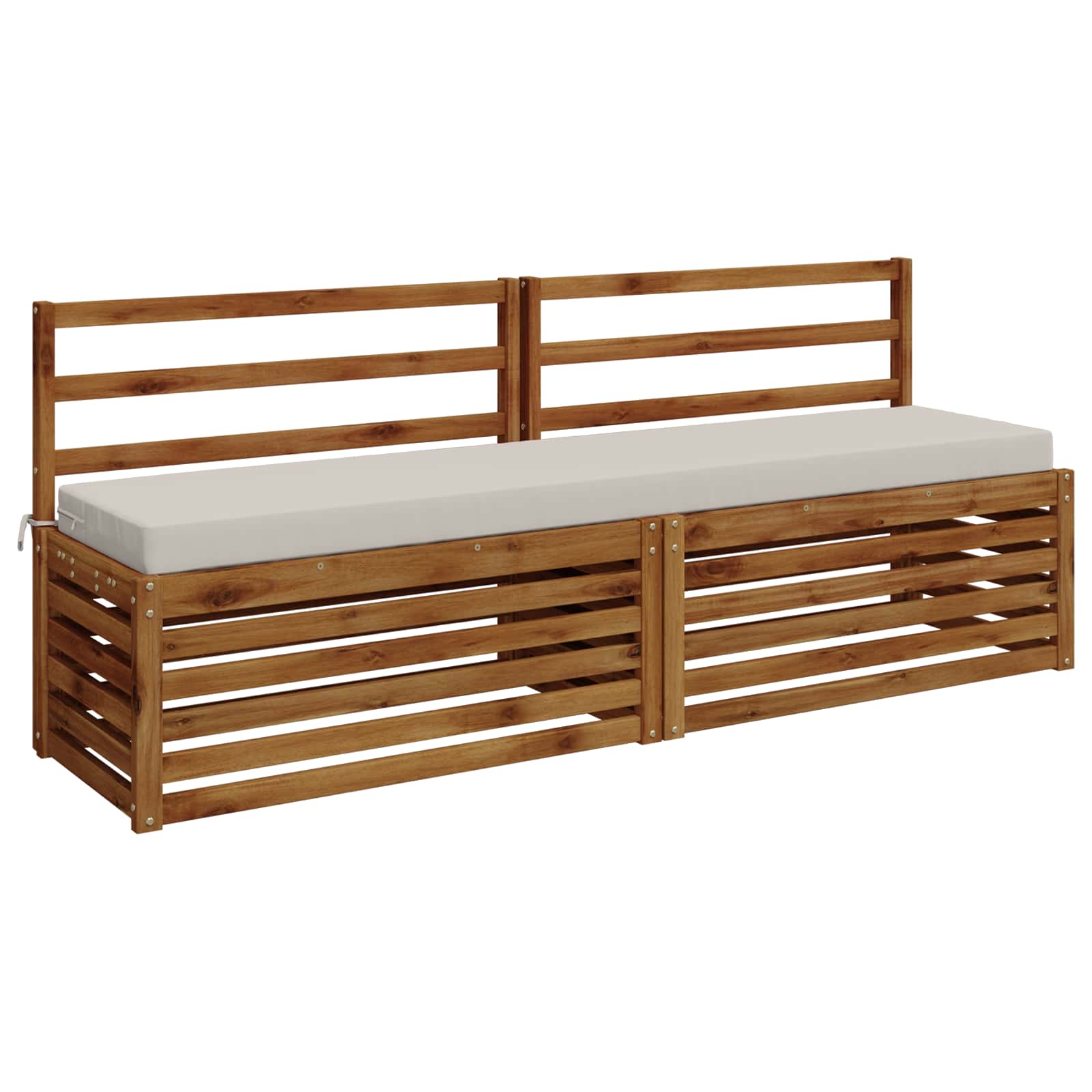 Μαξιλάρι πάγκου SOEST 100% Πολυεστέρας Λευκό 180 x 40 x 8 εκ. - Pakobazaar
