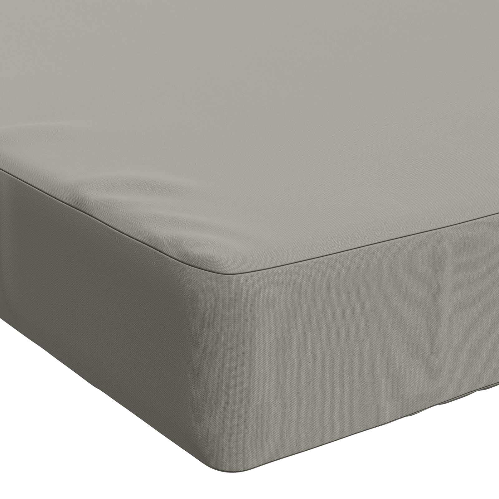 Μαξιλάρι πάγκου SOEST 100% Πολυεστέρας Γκρι 120 x 50 x 8 εκ.