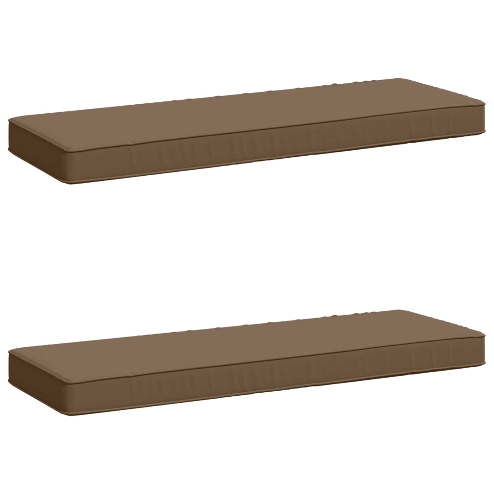 Μαξιλάρια Πάγκου 2 Τεμαχίων VUGHT 2 pcs 100% Πολυεστέρας Taupe - Pakobazaar