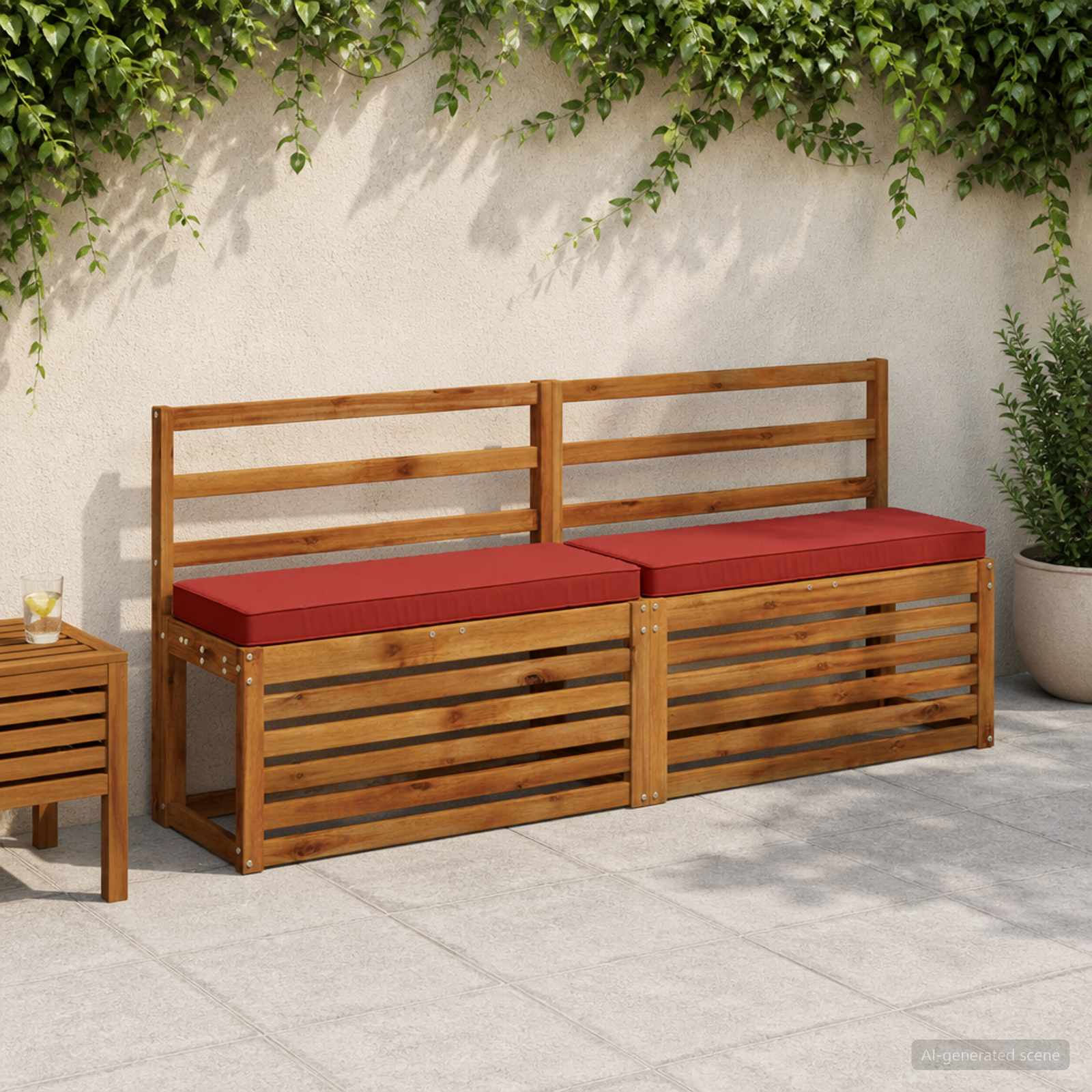 Μαξιλάρια Πάγκου 2 Τεμαχίων VUGHT 2 pcs 100% Πολυεστέρας