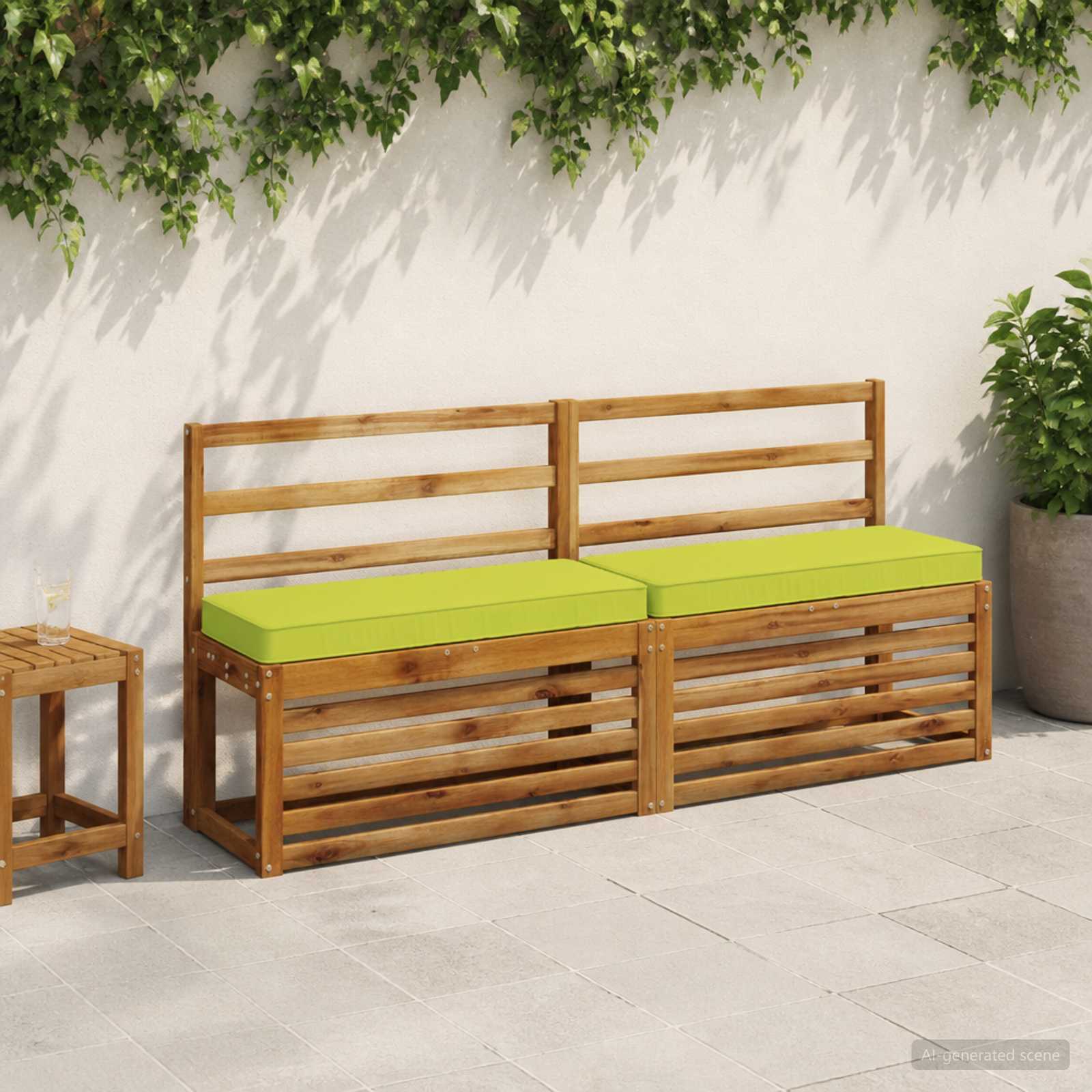 Μαξιλάρια Πάγκου 2 Τεμαχίων VUGHT 2 pcs 100% Πολυεστέρας