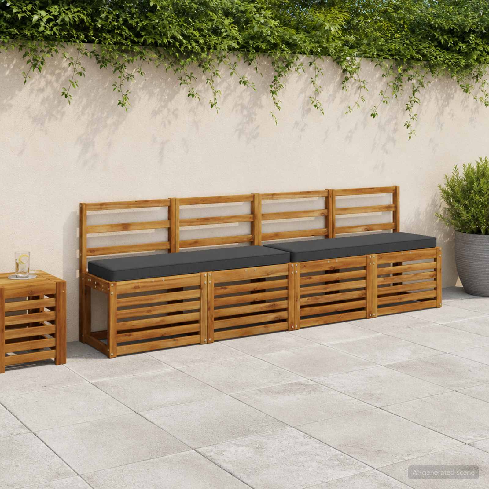 Μαξιλάρια Πάγκου 2 Τεμαχίων VUGHT 2 pcs 100% Πολυεστέρας