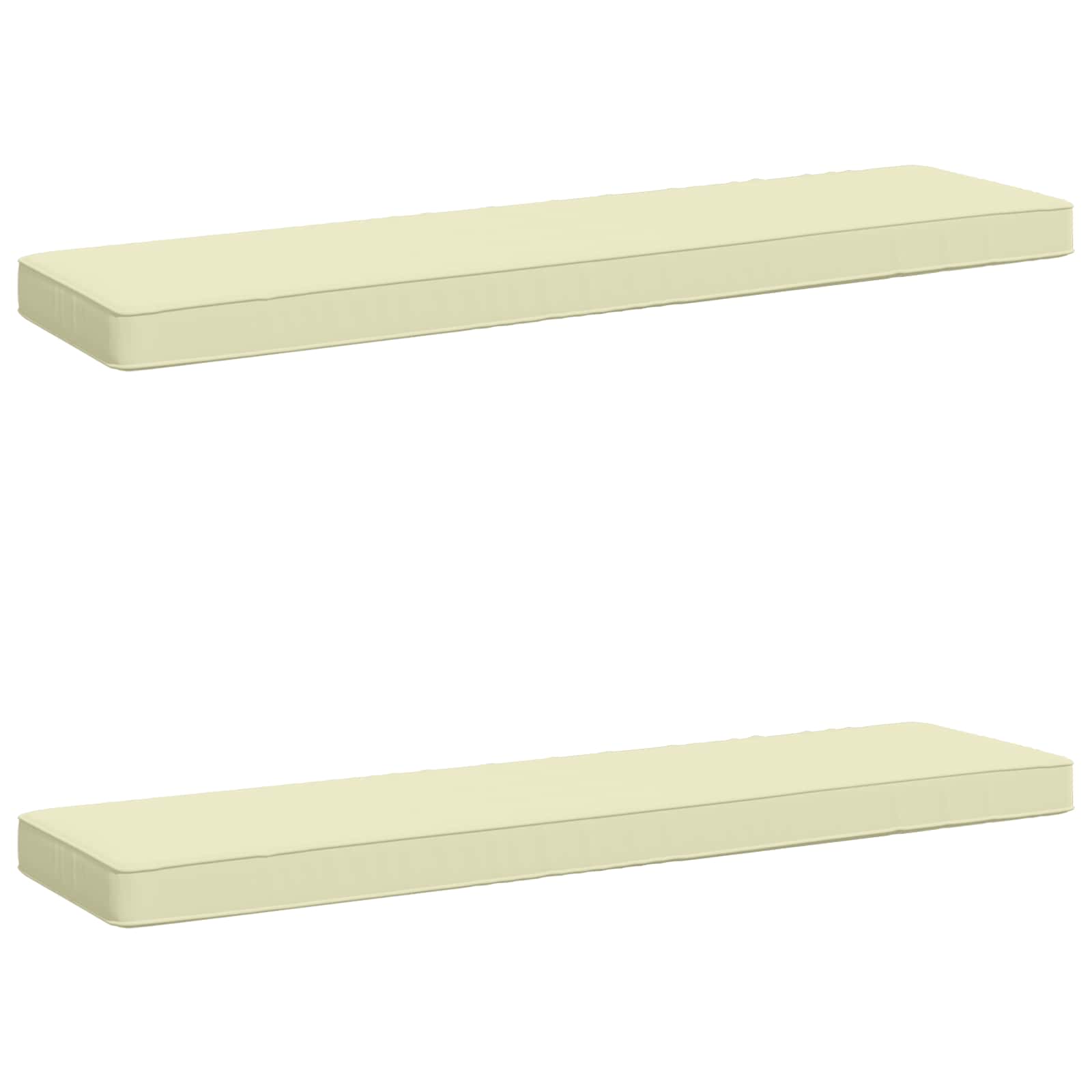 Μαξιλάρια Πάγκου 2 Τεμαχίων VUGHT 2 pcs 100% Πολυεστέρας Κρεμ