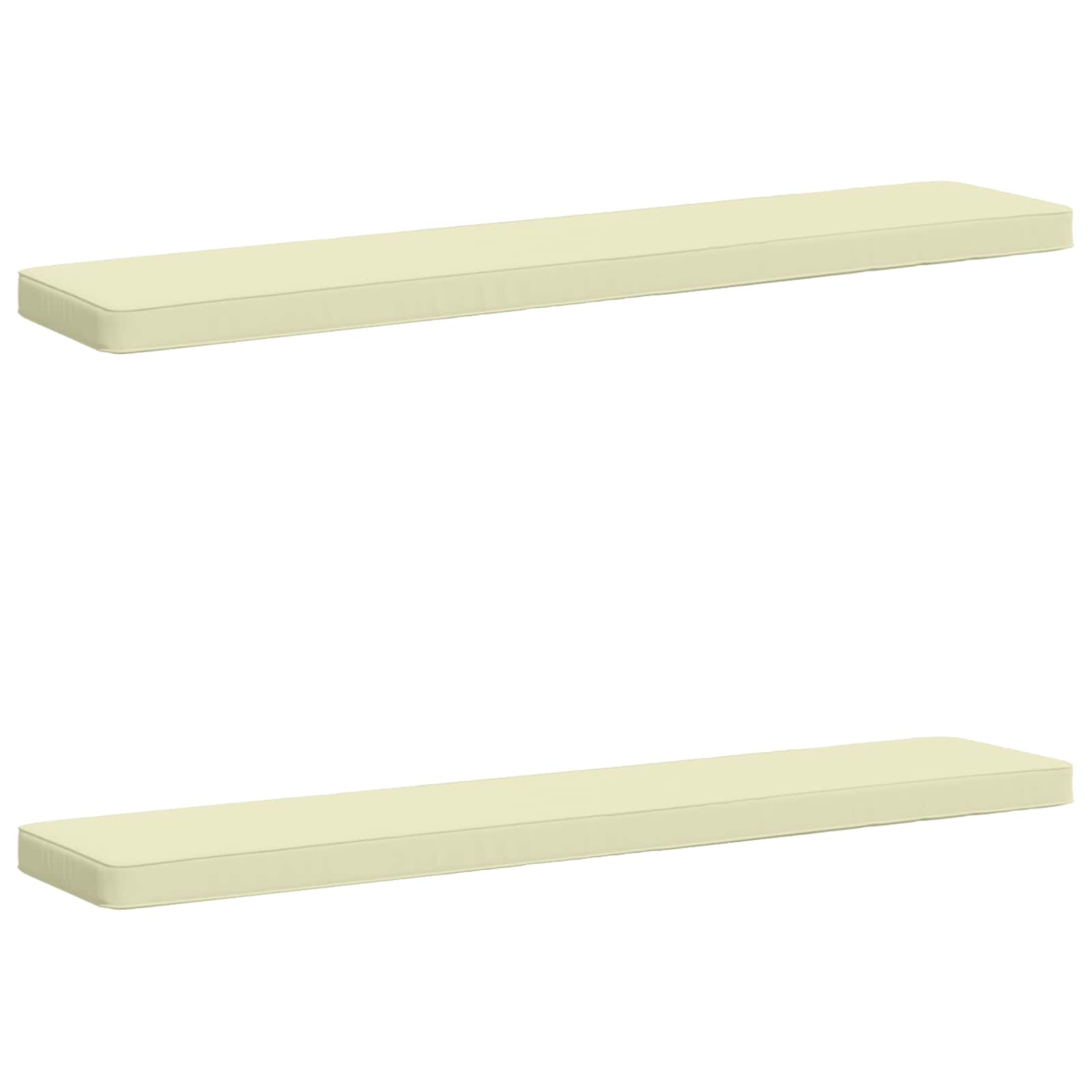 Μαξιλάρια Πάγκου 2 Τεμαχίων VUGHT 2 pcs 100% Πολυεστέρας Κρεμ