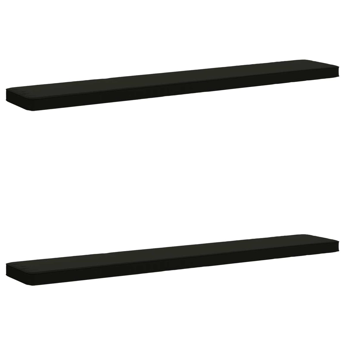 Μαξιλάρια Πάγκου 2 Τεμαχίων VUGHT 2 pcs 100% Πολυεστέρας Μαύρο - Pakobazaar