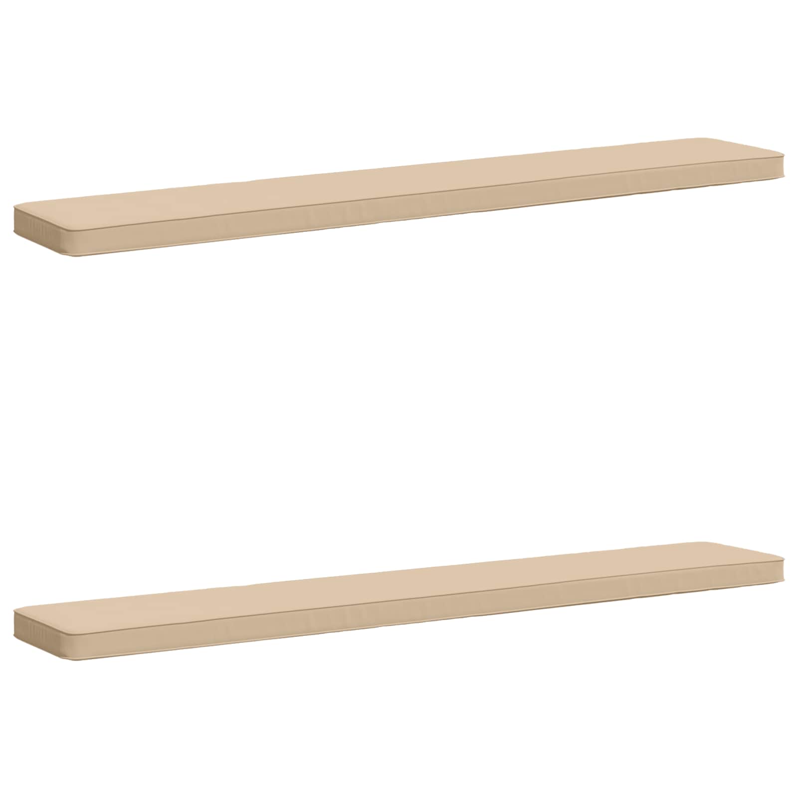 Μαξιλάρια Πάγκου 2 Τεμαχίων VUGHT 2 pcs 100% Πολυεστέρας Κρεμ - Pakobazaar