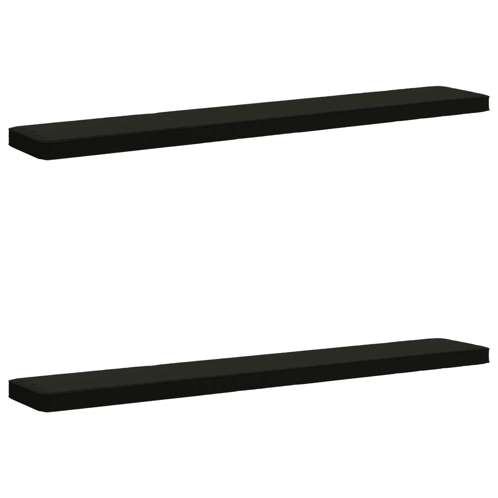 Μαξιλάρια Πάγκου 2 Τεμαχίων VUGHT 2 pcs 100% Πολυεστέρας Μαύρο - Pakobazaar