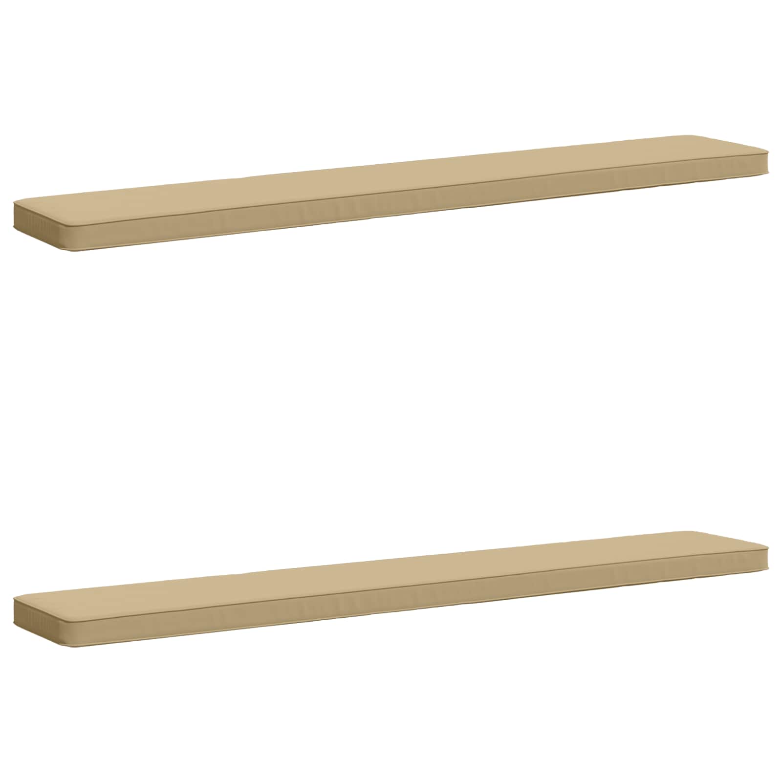 Μαξιλάρια Πάγκου 2 Τεμαχίων VUGHT 2 pcs 100% Πολυεστέρας Μπεζ