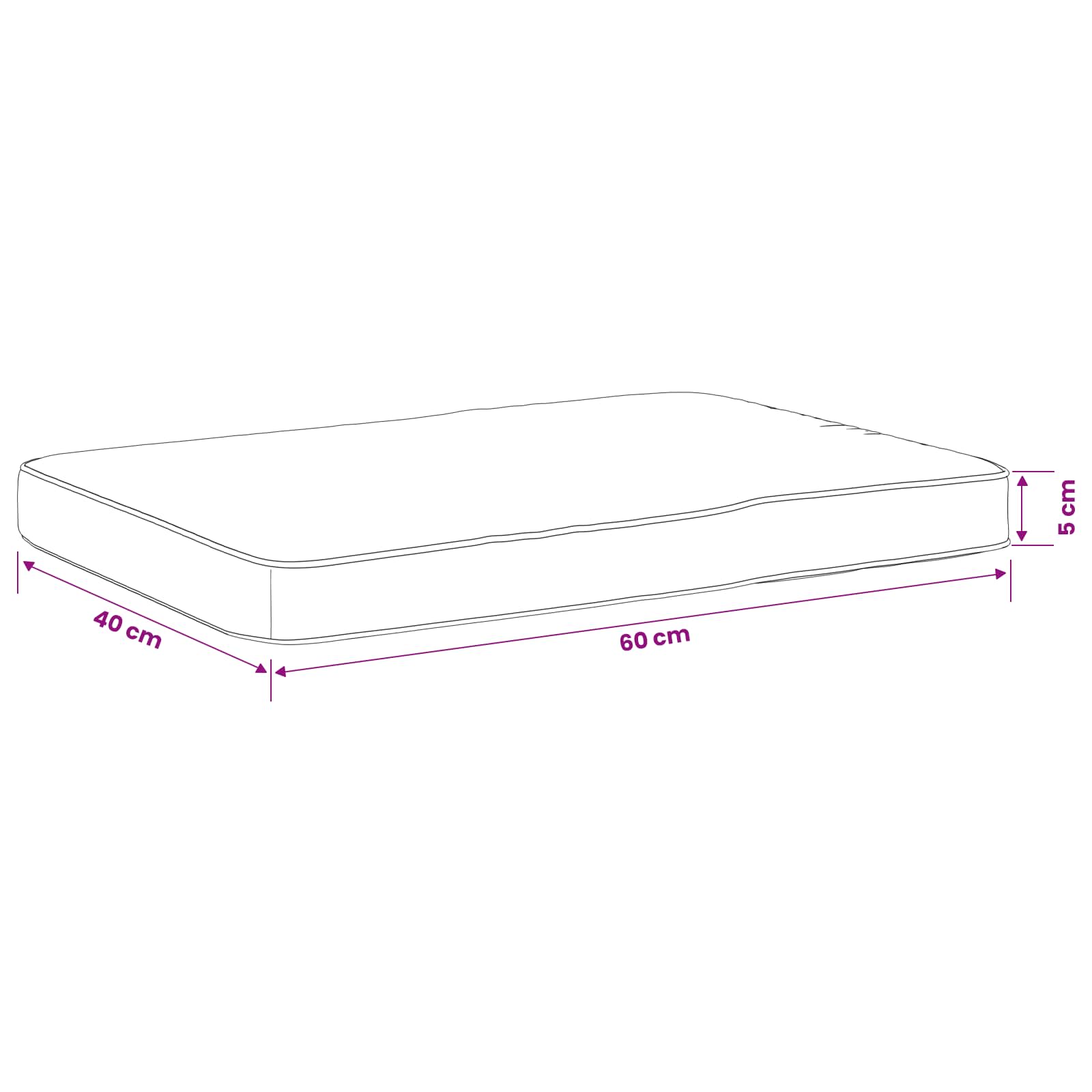 Μαξιλάρι Πάγκου 1 Τεμαχίου VUGHT 100% Πολυεστέρας Λαδί