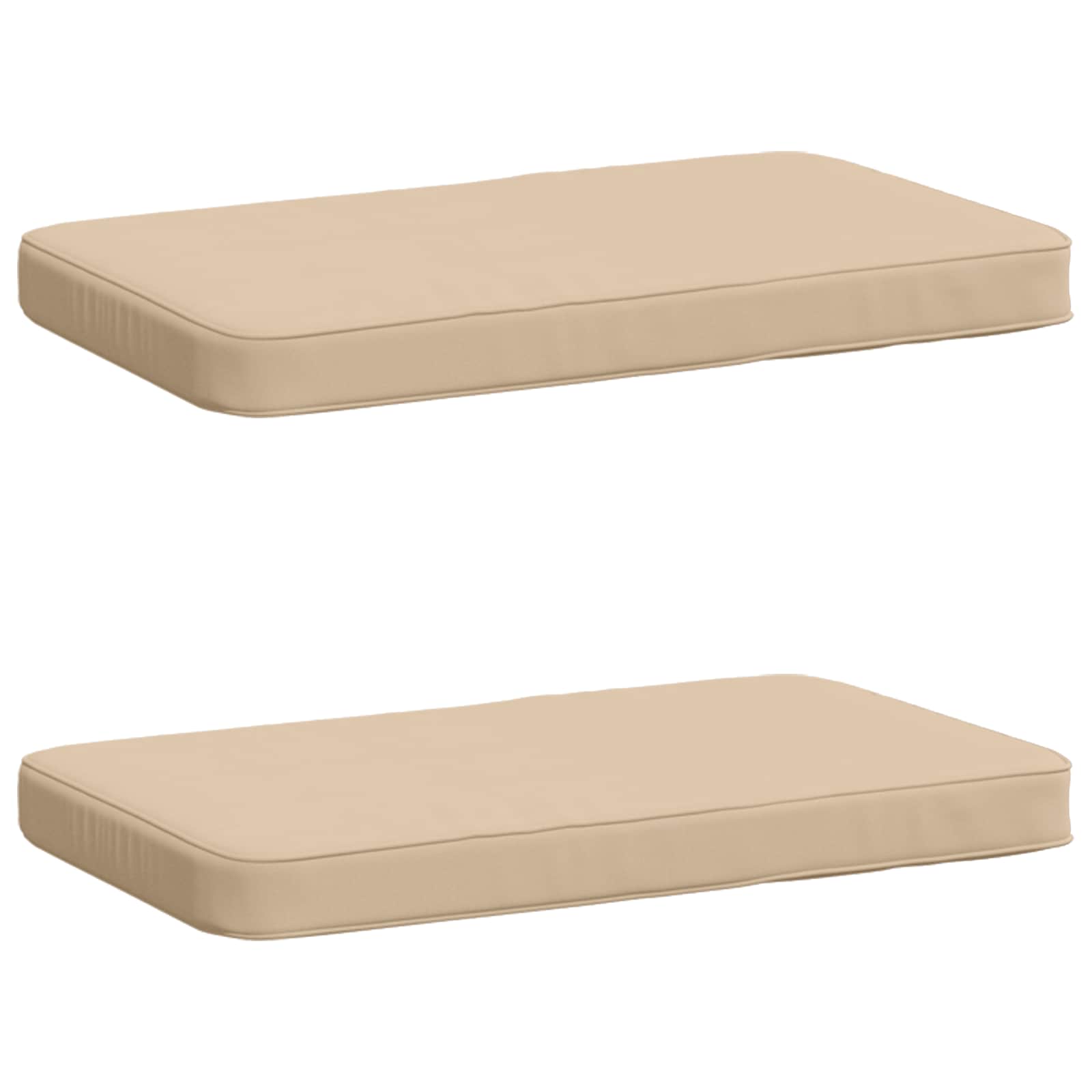 Μαξιλάρια Πάγκου 2 Τεμαχίων VUGHT 2 pcs 100% Πολυεστέρας Κρεμ
