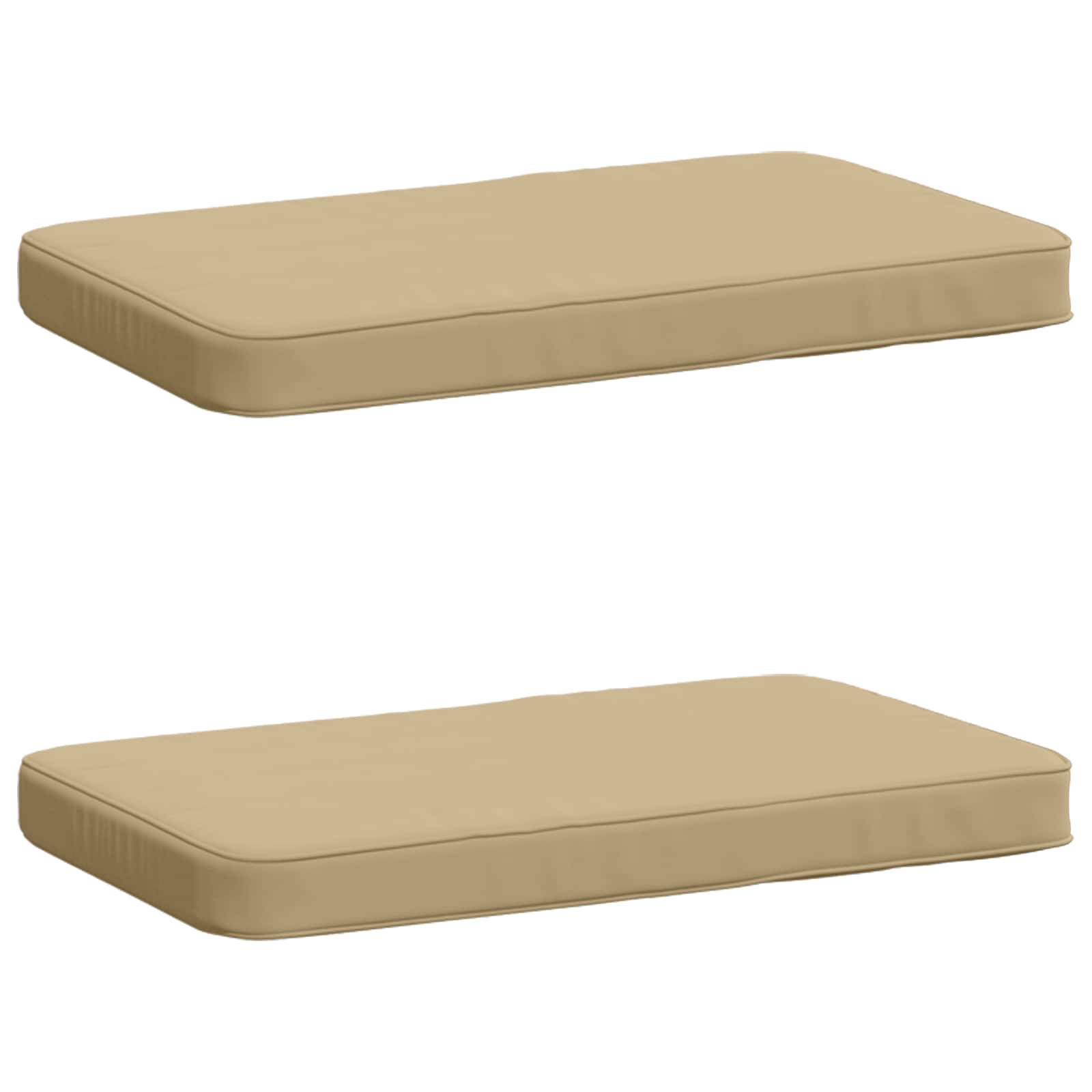 Μαξιλάρια Πάγκου 2 Τεμαχίων VUGHT 2 pcs 100% Πολυεστέρας Μπεζ