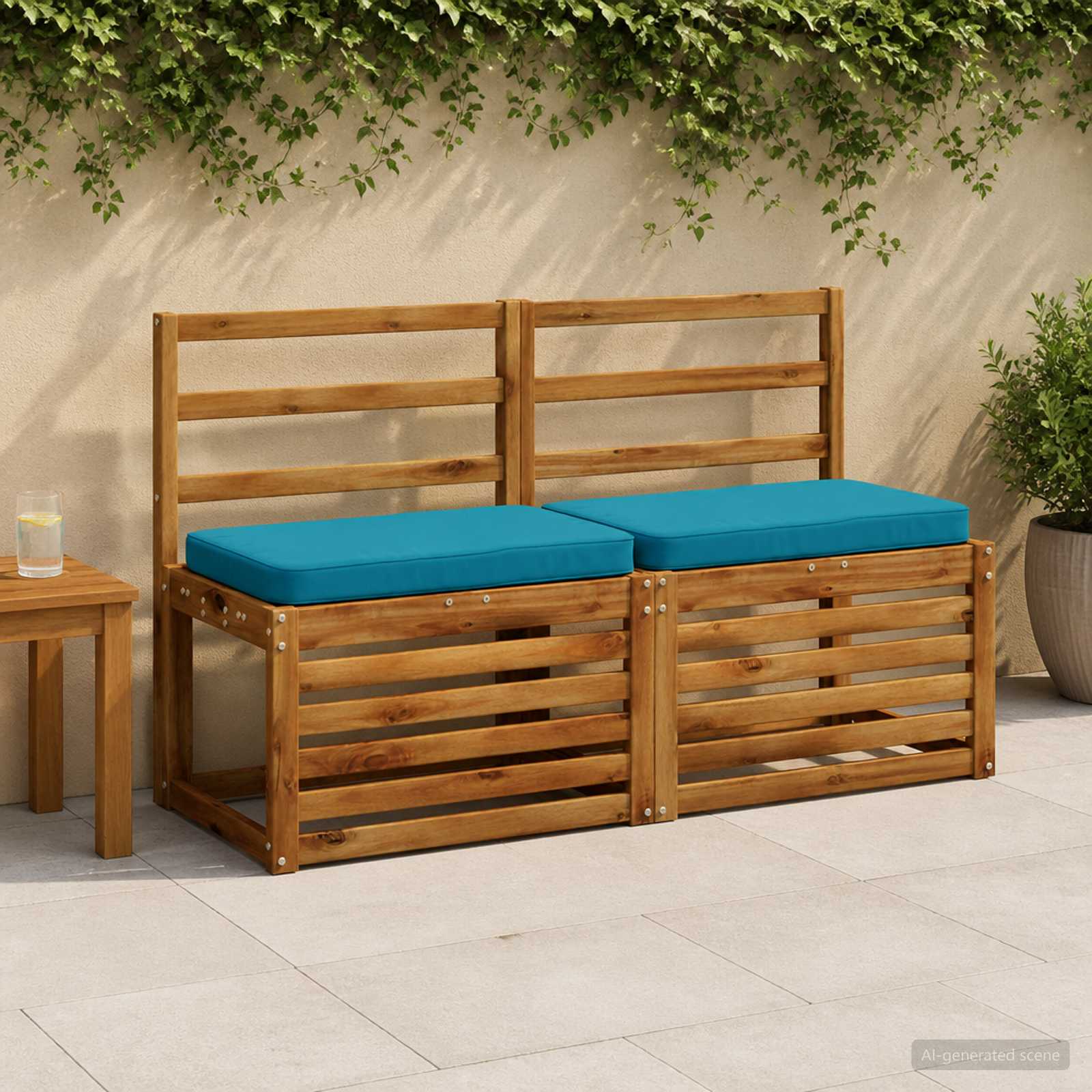 Μαξιλάρια Πάγκου 2 Τεμαχίων VUGHT 2 pcs 100% Πολυεστέρας