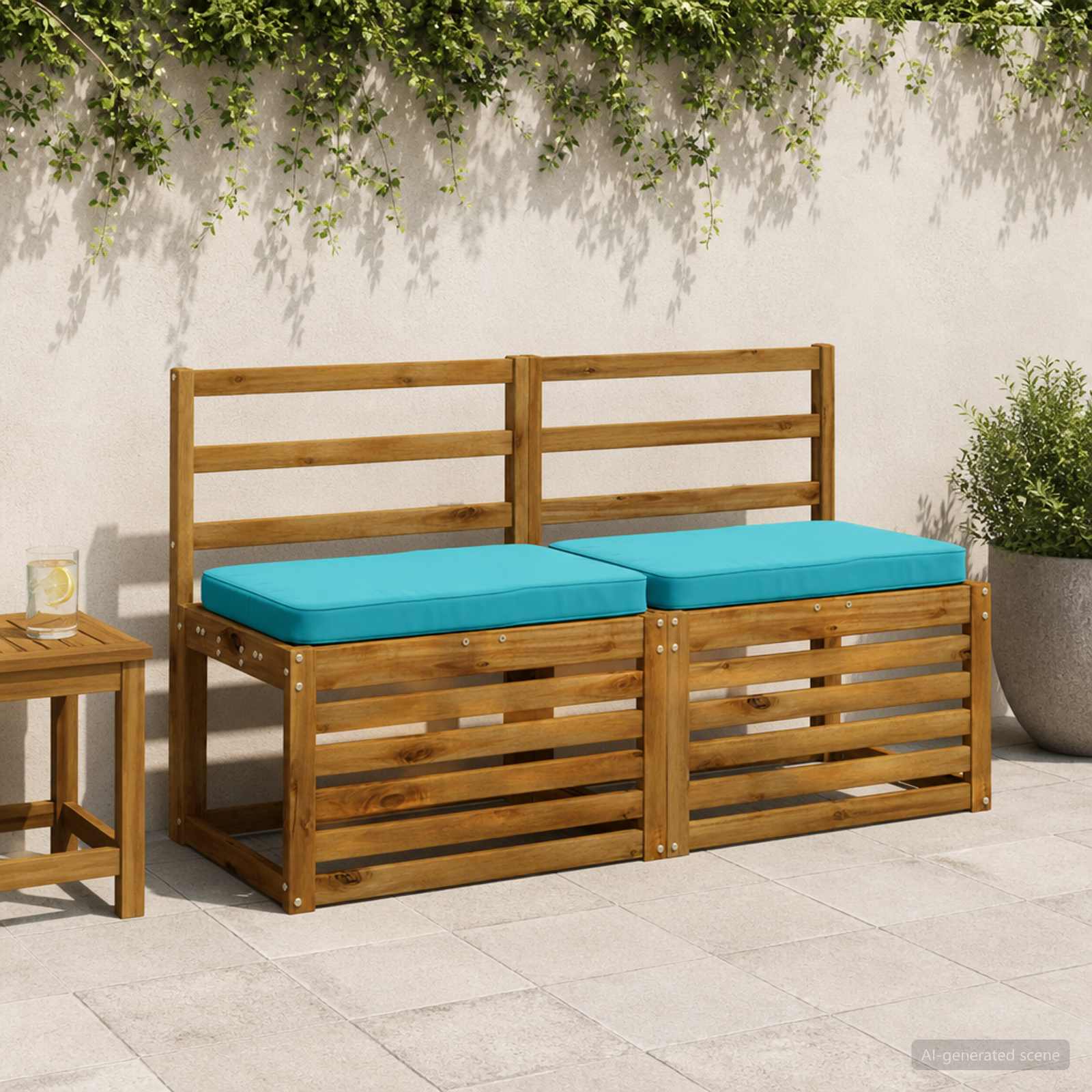 Μαξιλάρια Πάγκου 2 Τεμαχίων VUGHT 2 pcs 100% Πολυεστέρας