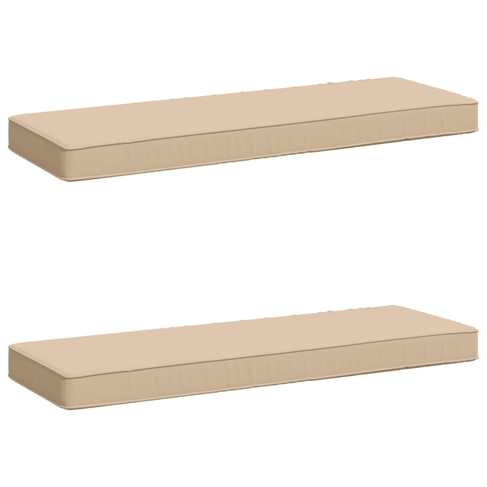 Μαξιλάρια Πάγκου 2 Τεμαχίων VUGHT 2 pcs 100% Πολυεστέρας Κρεμ