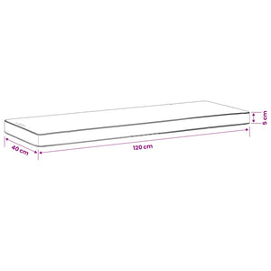 Μαξιλάρι Πάγκου 1 Τεμαχίου VUGHT 100% Πολυεστέρας Ανθρακί
