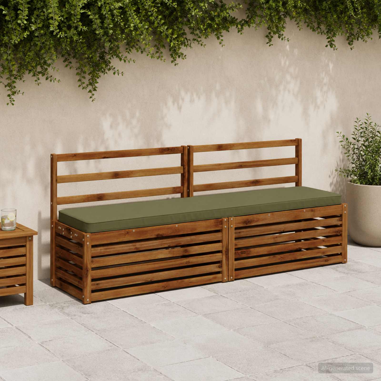 Μαξιλάρι Πάγκου 1 Τεμαχίου VUGHT 100% Πολυεστέρας Λαδί - Pakobazaar