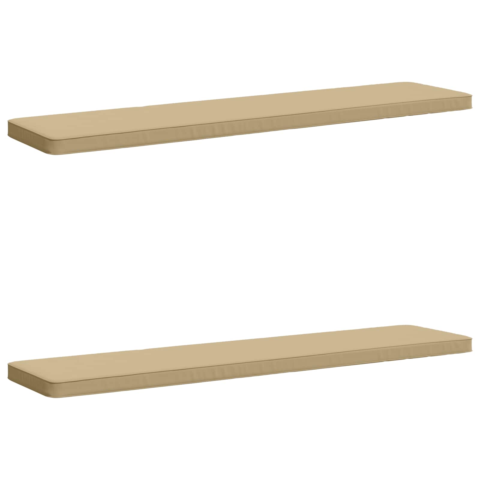 Μαξιλάρια Πάγκου 2 Τεμαχίων VUGHT 2 τμχ. 100% Πολυεστέρας Μπεζ