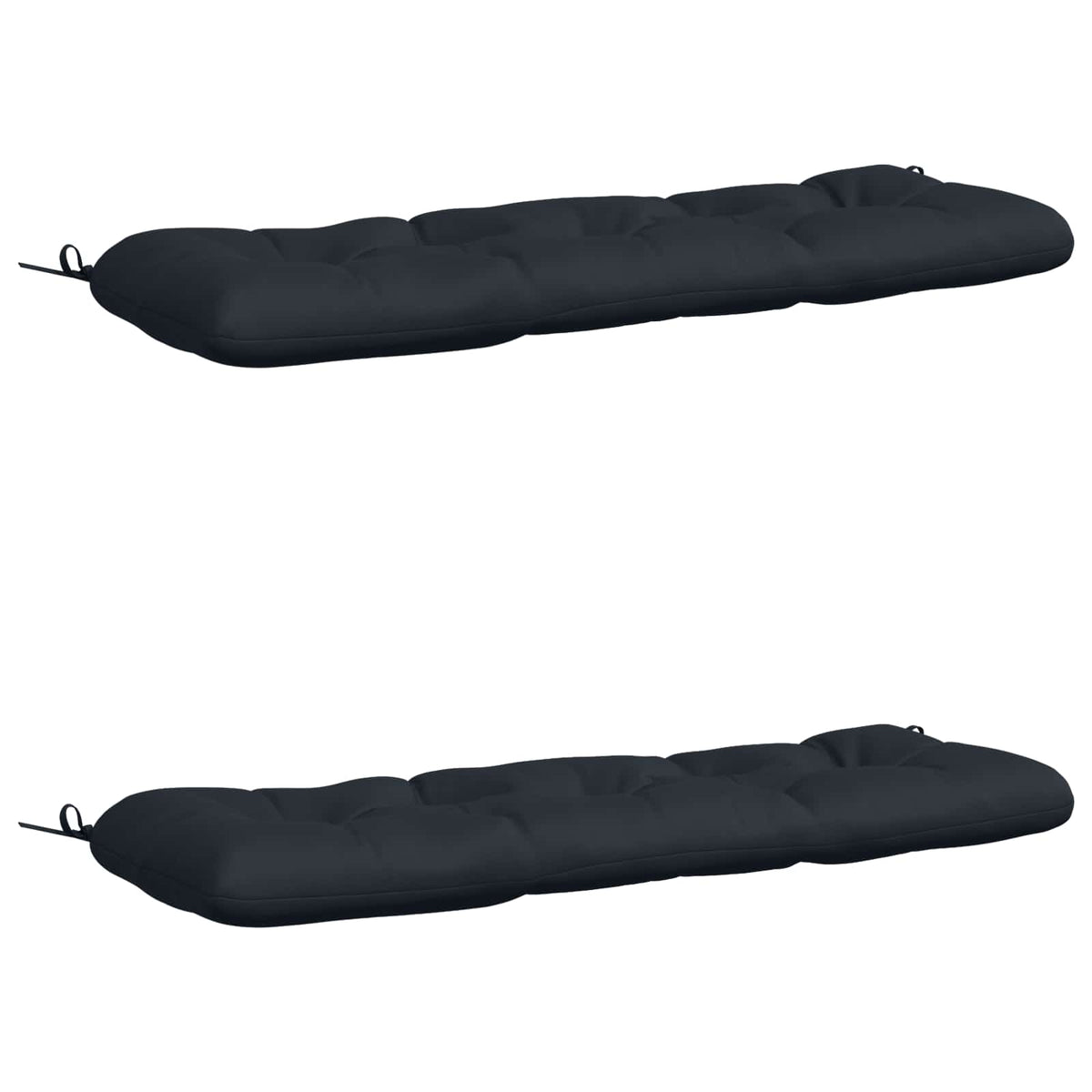 Μαξιλάρια Παγκάκια VIANEN 2 τμχ. 100% Πολυεστέρας Σκούρο Μπλε