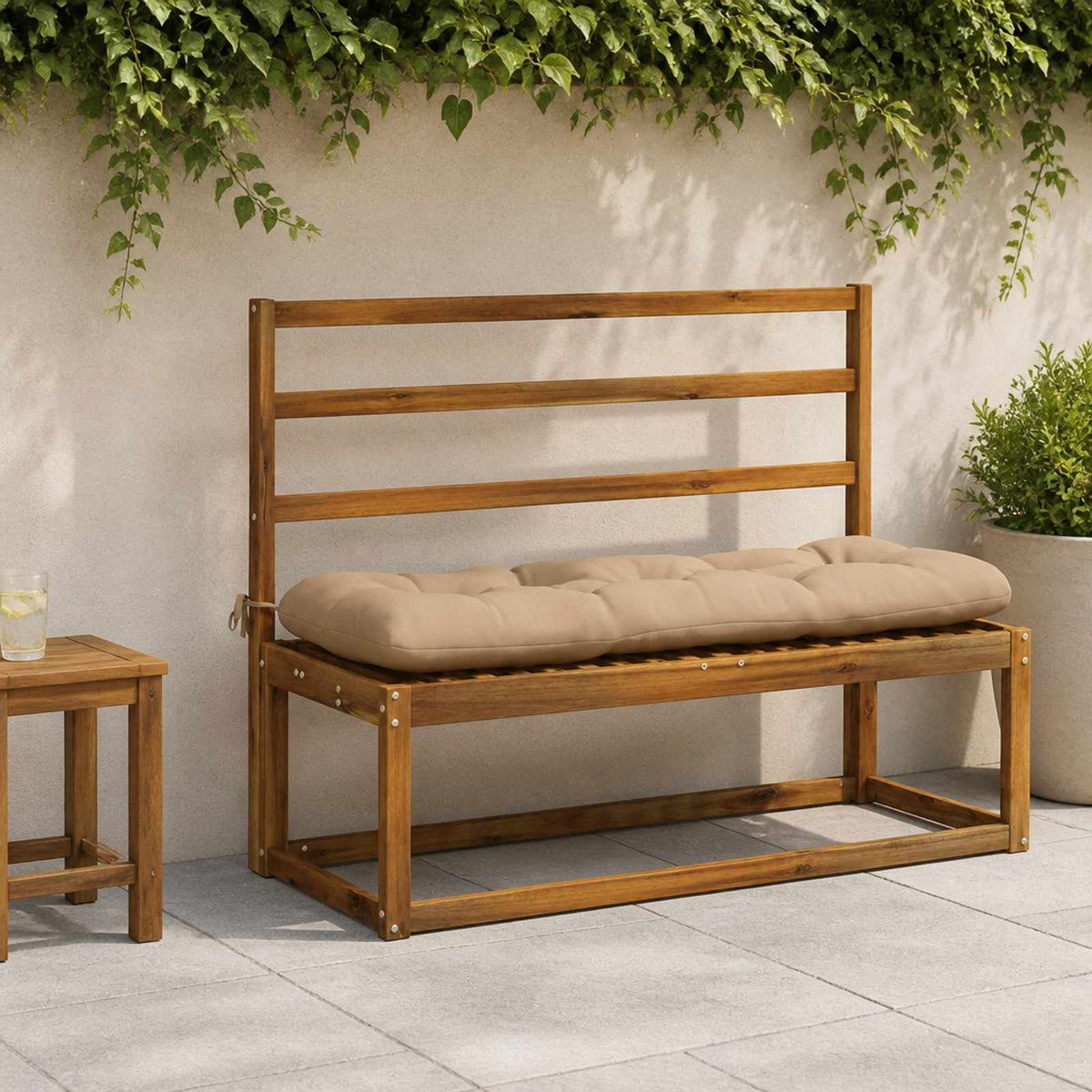 Μαξιλάρι πάγκου VIANEN 100% Πολυεστέρας Άμμος 110 x 40 x 12 εκ