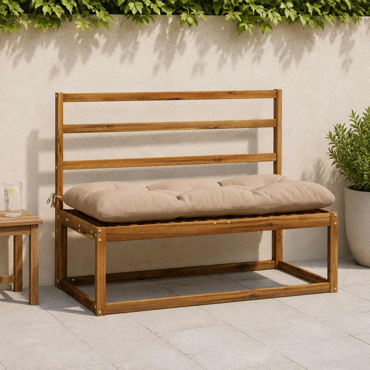 Μαξιλάρι πάγκου VIANEN 100% Πολυεστέρας Άμμος 110 x 50 x 12 εκ - Pakobazaar