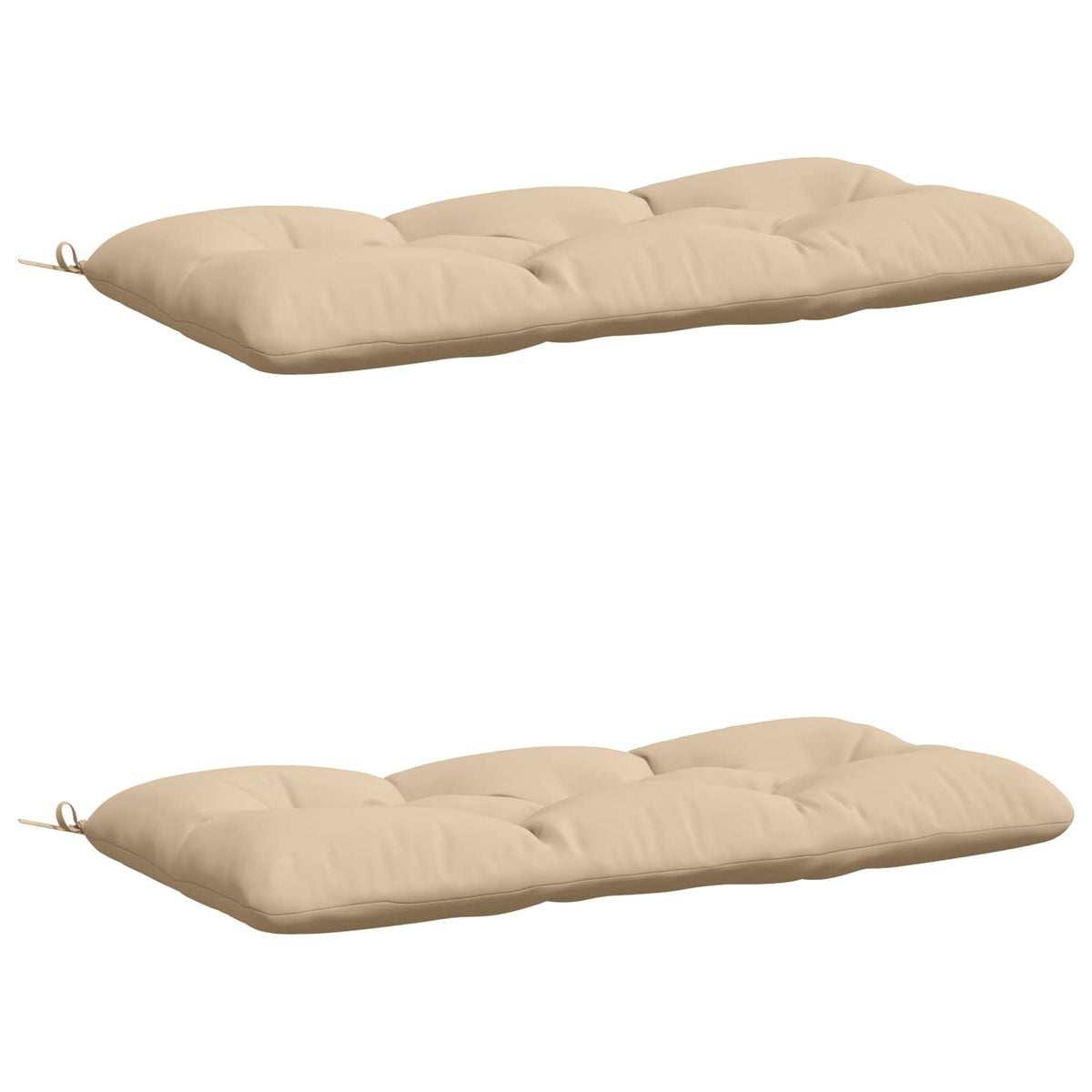 Μαξιλάρια Πάγκου 2 Τεμαχίων VIANEN 100% Πολυεστέρας Κρεμ - Pakobazaar