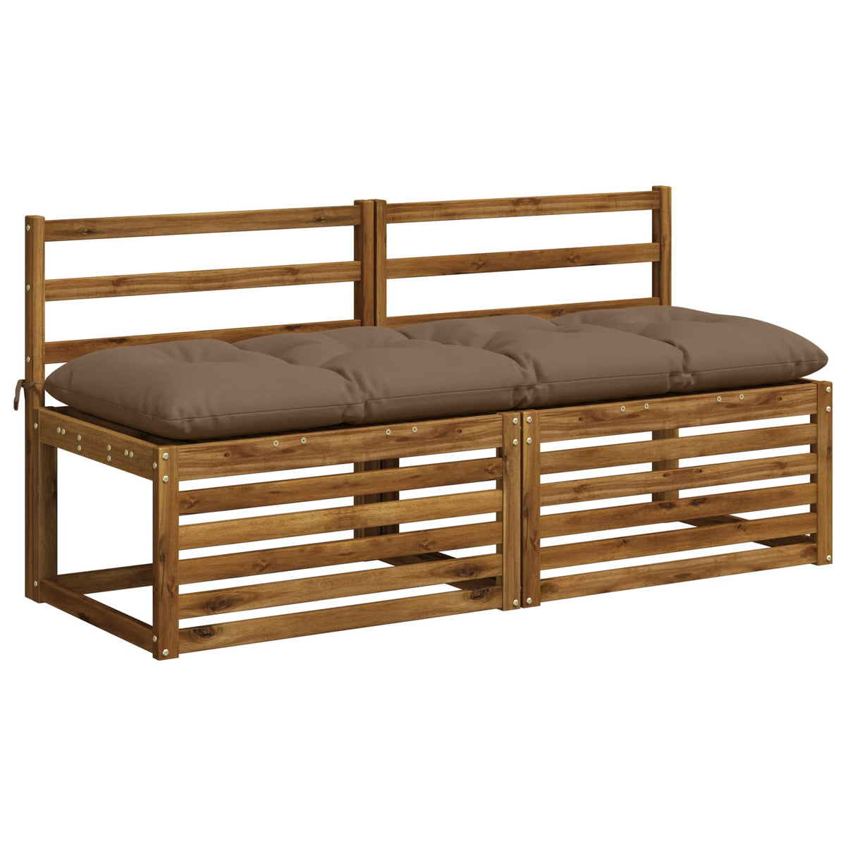Μαξιλάρι πάγκου VIANEN 100% Πολυεστέρας Taupe 150 x 50 x 12 εκ