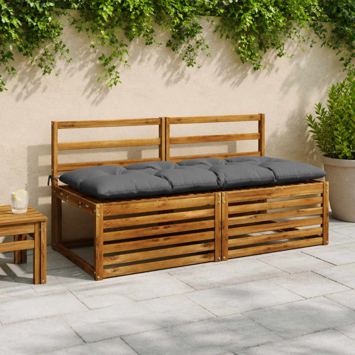 Μαξιλάρι πάγκου VIANEN 100% Πολυεστέρας Μπλε 160 x 60 x 12 εκ. - Pakobazaar