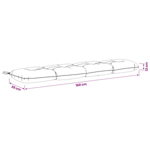 Μαξιλάρια Πάγκου 2 Τεμαχίων VIANEN 100% Πολυεστέρας Σκούρο Μπλε
