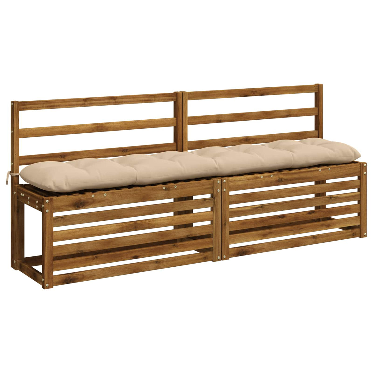 Μαξιλάρια Παγκάκια VIANEN 2 τμχ. 100% Πολυεστέρας Κρεμ - Pakobazaar