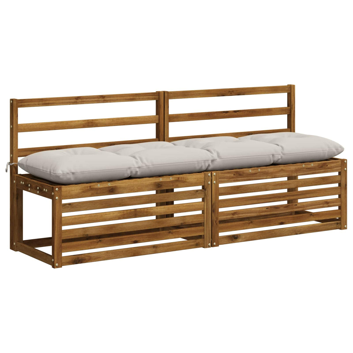 Μαξιλάρι πάγκου VIANEN 100% Πολυεστέρας Λευκό 170 x 40 x 12 εκ - Pakobazaar